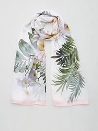 Ted Baker Woodland Long Scarf Ivory 202//269